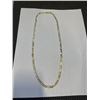 Image 1 : 925 ITALY GOLD TONE LINKS NECKLACE