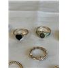 Image 3 : ASSORTED GOLD TONE RINGS