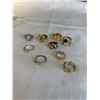 Image 2 : ASSORTED GOLD TONE RINGS