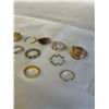 Image 3 : ASSORTED GOLD TONE RINGS