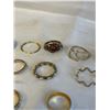 Image 4 : ASSORTED GOLD TONE RINGS