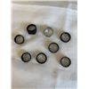 Image 4 : 8 ASSORTED WEDDING BAND RINGS