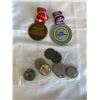 Image 1 : 2 MEDALS AND LOT OF HEAVY METAL DISKS