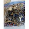 Image 2 : 2 BAGS W/ MISC JEWELRY, BEADS AND PARTS