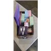 Image 1 : BOX OF BLOOMORA ITEMS INCLUDING STEAM MASK, MOISTURIZING FOOT MASK, HYDROGEL FACE MASK