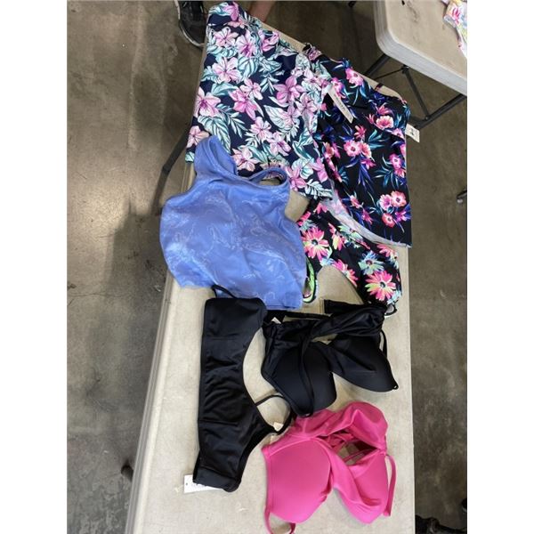 LOT OF BRAND NEW LADIES BATHING SUITS SIZE SMALL