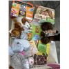 Image 2 : LOT OF KIDS TOYS AND STUFFED ANIMALS, PUZZLES, ETC