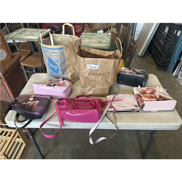 2 BAGS OF ASSORTED LADIES PURSES