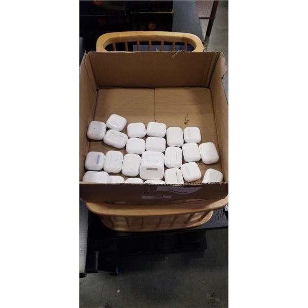 25 UNTESTED AIRPODS CASES. EITHER EMPTY OR HAVE 1 EAR BUD
