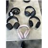 Image 1 : 5 PAIRS OF HEADPHONES. 1 FROM BEATS, 1 FROM PROSCAN, 1 FROM MONDO, 1 FROM KVIDIO