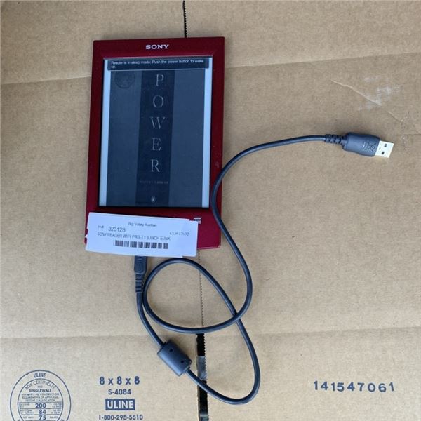 SONY READER WIFI PRS-T1 6 INCH E-INK E-READER WORKING WITH CHARGE CORD