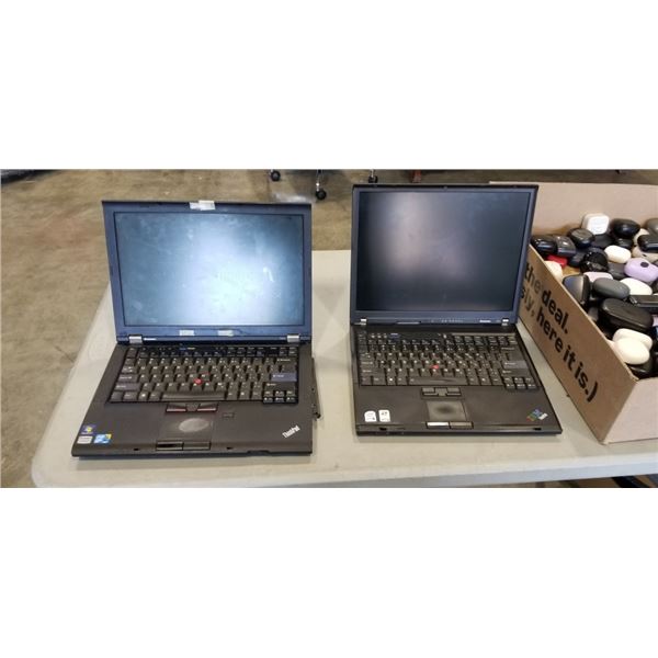 IBM THINKPAD AND LENOVO THINKPAD. CONDITION UNKNOWN