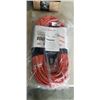 Image 1 : HEAVY DUTY 100 FOOT ORANGE EXTENSION CORD. 12AWG/3C
