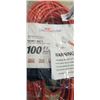 Image 2 : HEAVY DUTY 100 FOOT ORANGE EXTENSION CORD. 12AWG/3C