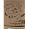 Image 2 : 2 NEW AMZCHEF FOOD GRINDER ATTACHMENT & BURGER PRESS. WORKS WITH KITCHENAID STAND MIXERS