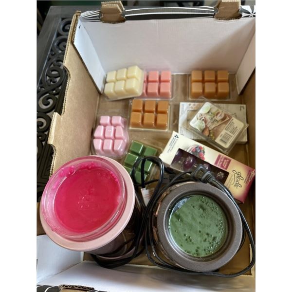OIL CANDLES AND NEW PACKS OF WAX CUBES