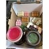 Image 1 : OIL CANDLES AND NEW PACKS OF WAX CUBES