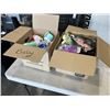 Image 1 : 2 BOXES OF NEW BABY AND KIDS TOY RELATED ITEMS