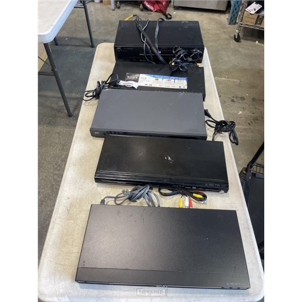 5 DVD PLAYERS