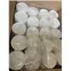 Image 3 : 1000 ROUND PLASTIC FOOD CONTAINERS (375 MIL EACH) WITH LIDS