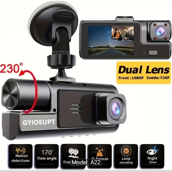 NEW DUAL-CHANNEL DASH CAMERA