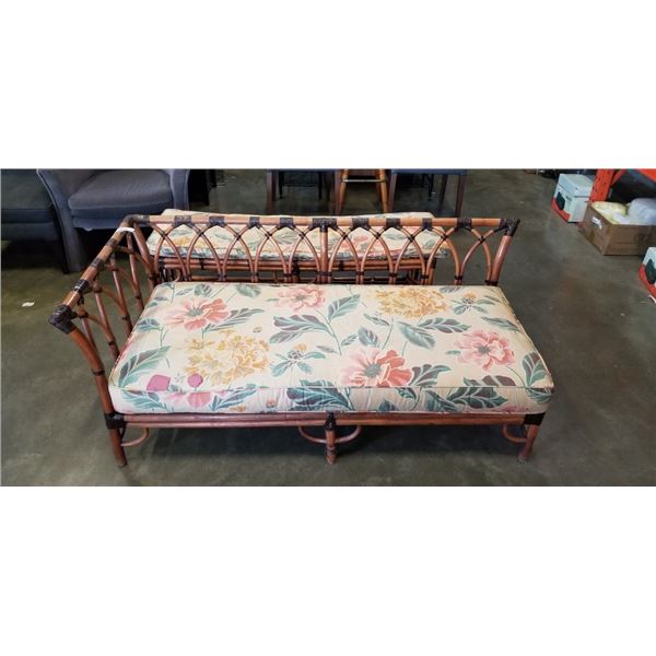 RATTAN CHAISE LOUNGER