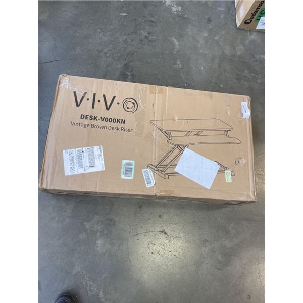 VIVO VINTAGE BROWN DESK RISER