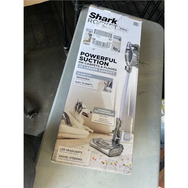 SHARK ROCKET PRO DLX CORDED STICK VACUUM - TESTED WORKING, RETAIL $249