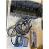 Image 1 : 2 GARMIN GPS UNITS AND 2 NEW CANTERBURY 10.5 INCH HANDLES IN TOTE