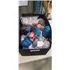 Image 1 : CLOTH SHOPPING BASKET FULL OF YARN