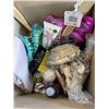 Image 4 : 2 BOXES OF NEW BATH RELATED ITEMS AND TEA LIGHT CANDLE HOLDERS