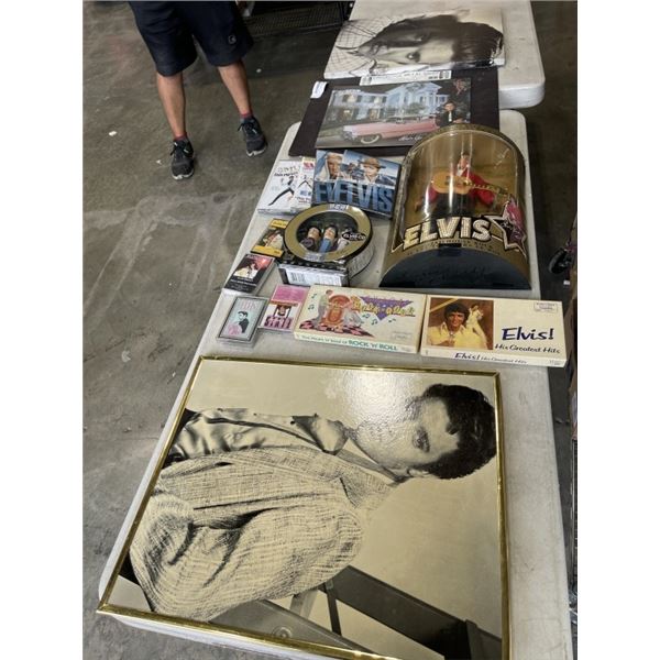 LARGE LOT OF COLLECTIBLE ELVIS MEMORABILIA