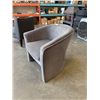 Image 2 : GREY FABRIC TUB CHAIR