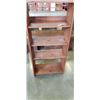 Image 2 : SOLID WOOD BOOKCASE. 88 " TALL