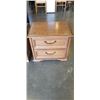 Image 2 : PAIR OF VINTAGE 2 DRAWER NIGHTSTANDS