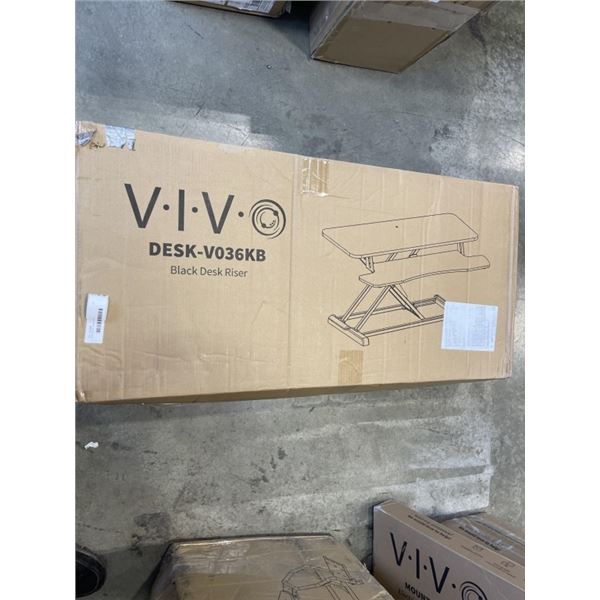 VIVO BLACK DESK RISER