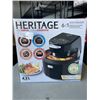 Image 1 : HERITAGE INFRARED 4.5QT 6-IN-1 STEAM AIR FRYER - TESTED WORKING, RETAIL $299
