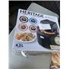 Image 3 : HERITAGE INFRARED 4.5QT 6-IN-1 STEAM AIR FRYER - TESTED WORKING, RETAIL $299