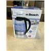 Image 1 : HAMILTON BEACH 1.7L GLASS ELECTRIC KETTLE - TESTED WORKING