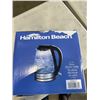 Image 4 : HAMILTON BEACH 1.7L GLASS ELECTRIC KETTLE - TESTED WORKING