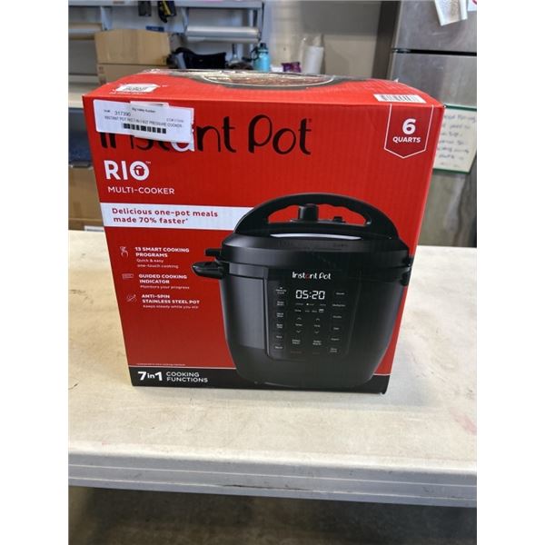 INSTANT POT RIO 7-IN-1 6QT PRESSURE COOKER - TESTED WORKING, RETAIL $159