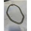 Image 2 : NEW PLATINUM PLATED 14.0MM SIMULATED DIAMOND (CZ) ICED OUT CUBAN LINK NECKLACE, 19.5" LONG