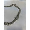 Image 3 : NEW PLATINUM PLATED 14.0MM SIMULATED DIAMOND (CZ) ICED OUT CUBAN LINK NECKLACE, 19.5" LONG