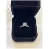 Image 2 : NEW S925 1.5CT SIMULATED DIAMOND (CZ) TWIST RING, SIZE 7, MOUNTED IN 925 STERLING SILVER W/ WHITE GO