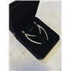 Image 2 : NEW PLATINUM PLATED 55.0MM MARQUISE CUT CHAMPAGNE SIMULATED DIAMOND (CZ) DANGLE EARRINGS