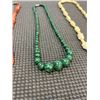 Image 4 : IVORY BEADS NECKLACE AND 3 SEMI PREVIOUS STONE BEADS NECKLACES
