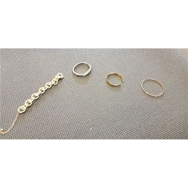 GOLD TONE BANGLES