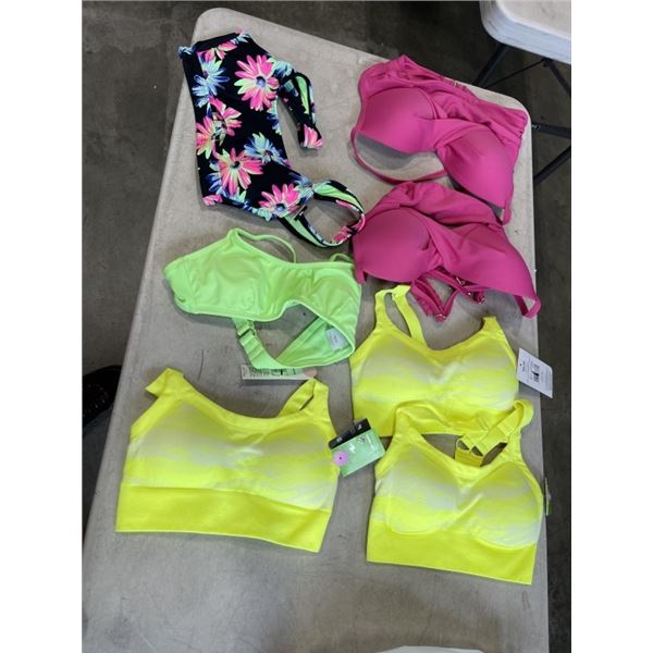 LOT OF BRAND NEW LADIES BATHING SUITS SIZE X-SMALL