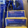Image 4 : 3 SETS OF NEW 60PC GREASE FITTINGS SETS, THE THREE DOUBLE X HOSE PLIERS, TWO WIRE STRIPPERS, QUICK A