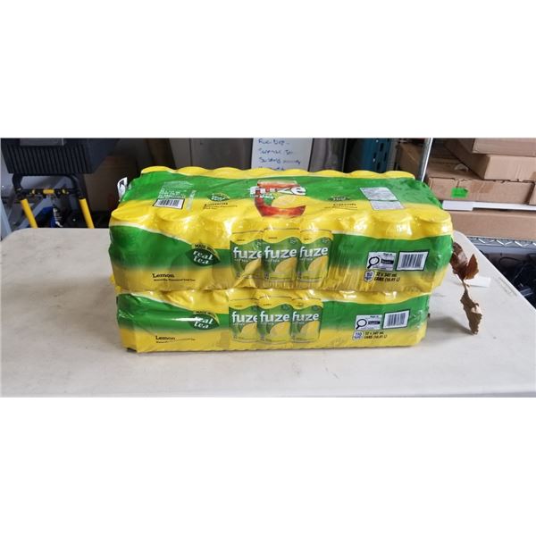 32 PACKS OF FUZE ICE TEA AND DR. PEPPER ZERO SUGAR DRINKS, SOME MISSING